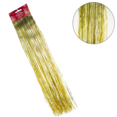 Déco Heitmann feuille de lamette dorée 300 bandes 50 cm | 72 pièces