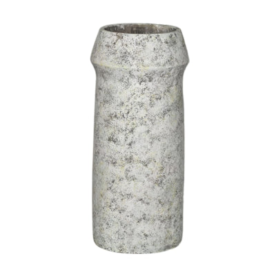 Ptmd pot de fleur nimma haut l gris ciment 50 cm | 2 pièces