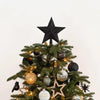 Peak Étoile de Noël pailletée noir 23 cm | 24 pièces