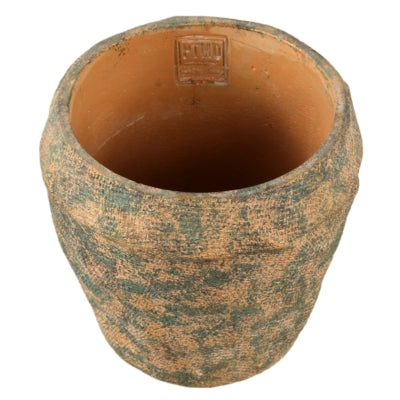 Ptmd pot de fleur lourdes jaune vert 19 cm | 8 pièces
