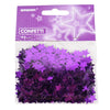 Amscan confettis étoiles violet métallisé 14 g | 48 pièces