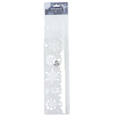 Autocollant de fenêtre flocon de neige 40 cm | 24 pièces