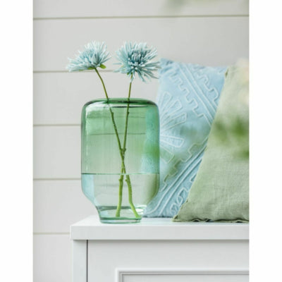 J-line fleur artificielle chrysanthème bleu clair 40 cm | 24 pièces