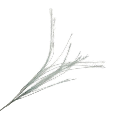Daan branche artificielle en bois courbé plumes gris 150 cm | 12 pièces