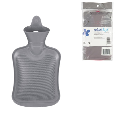 Bouillotte Relaxdays grise 1 l | 12 pièces