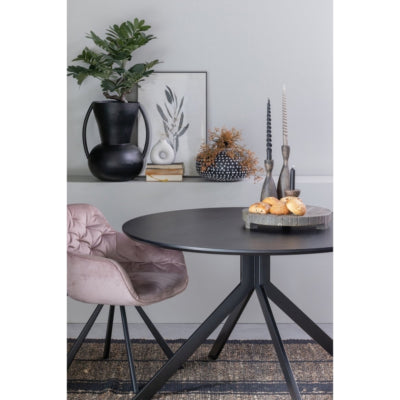Vase Woood siep métal noir 43 cm | 2 pièces