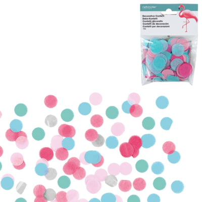 Amscan confettis flamant rose 15 gr | 48 pièces
