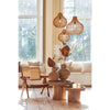 Lumière vivante et plantes à feuilles vivantes marron 90 cm | 12 pièces