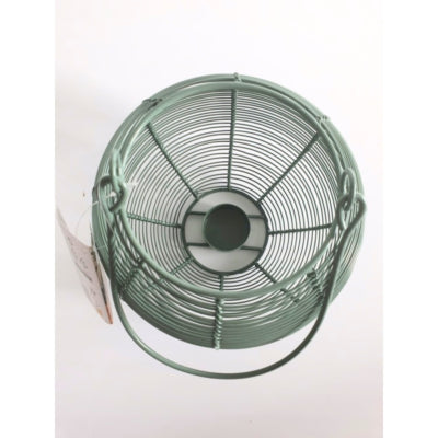 Lanterne métal doré vert 18 cm 2 assortis | 6 pièces