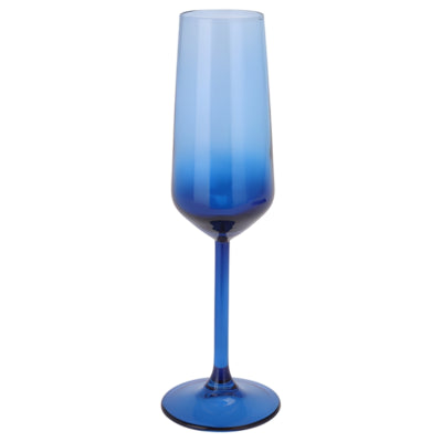 Verre à champagne verre bleu 195 ml | 12 pièces