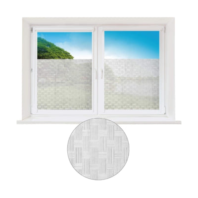 Film pour fenêtre Pro Home avec motif tissé 45 x 150 cm | 48 pièces
