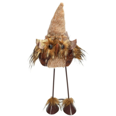 Figurine chouette Hedwige marron 35 cm | 8 pièces