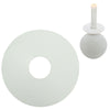 Stjernsund anneau de bougie loua blanc mat 9cm | 48 pièces
