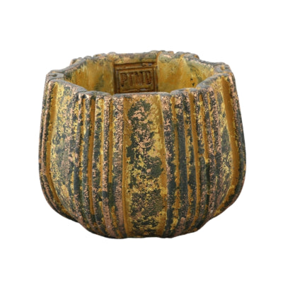 Ptmd pot de fleur valerio s jaune 12 cm | 12 pièces