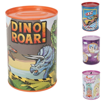 Tirelire 11,5 cm 4 assortis | 24 pièces