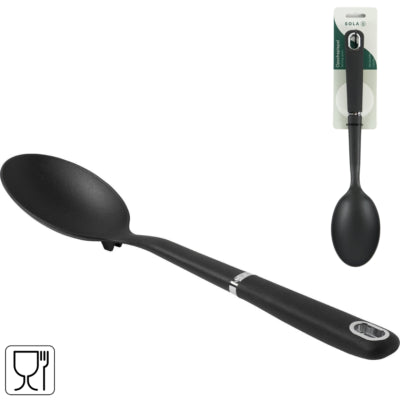 Cuillère de service Sola noire 33 cm | 48 pièces
