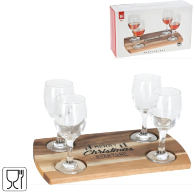Service de Noël 200 ml lot de 5 | 6 pièces