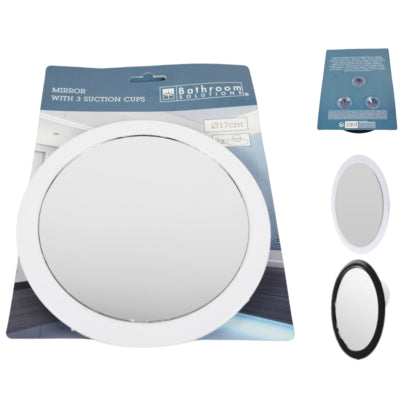 Miroir avec ventouse 17 cm 2 assortis b-choice | 36 pièces