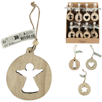 Présentoir Pendentif de Noël 4 assortis 72 pièces b-choice | 72 pièces