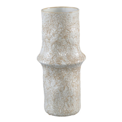 Vase Ptmd ivery céramique crème 24,5 cm | 12 pièces