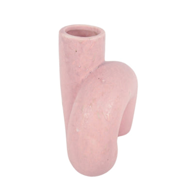 Vase twist rose 11,5 cm | 16 pièces