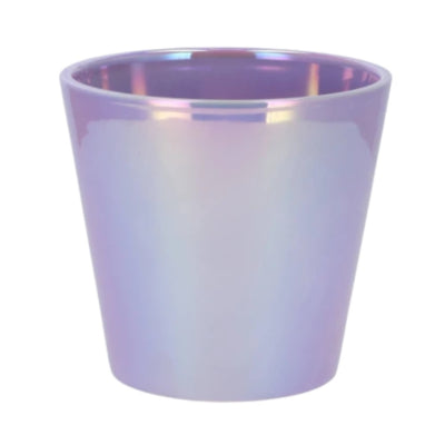 Pot de fleur Daan en bois courbé daira perle lilas 15 cm | 12 pièces