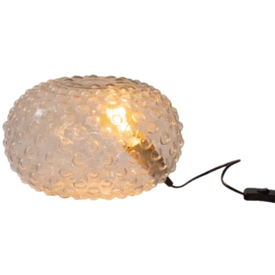 Bepurehome lampe de table verre savon 30 cm | 6 pièces