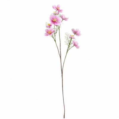 Countryfield fleur artificielle cosmos violet foncé 105 cm | 12 pièces