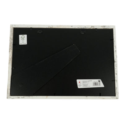 Cadre photo 2 passe-partout badigeonné 10 x 15 cm | 8 pièces