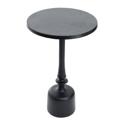 Ptmd table d'appoint resha noir 62 cm | 2 pièces