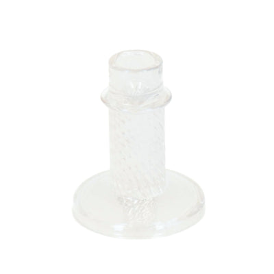 Bougeoir Housevitamin twist verre irisé 10 cm | 24 pièces