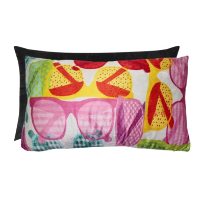 Bestlivings housse de coussin lunettes de soleil imprimé 30x50 cm | 12 pièces