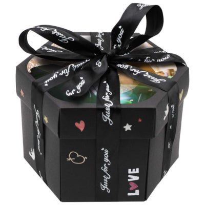 Coffret cadeau explosion diy Intrend 42,5 cm | 6 pièces