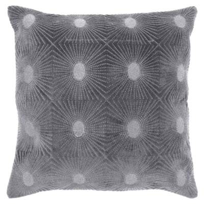 Coussin vivant unique nela gris foncé 45 x 45 cm | 6 pièces
