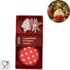 Forme de cupcake Sorbo et topper rouge ensemble de 24 pièces | 72 pièces