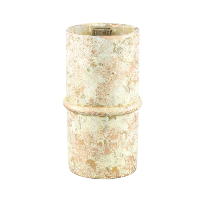 Ptmd pot de fleur werix crème l 24 cm | 6 pièces