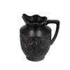 Vase boa en bois courbé Daan avec anse noir 20 cm | 4 pièces