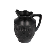 Vase boa en bois courbé Daan avec anse noir 20 cm | 4 pièces - afbeelding 1