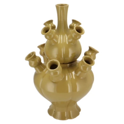 Vase Daan en bois courbé rotterdam vert 2 pièces 46 cm | 2 pièces