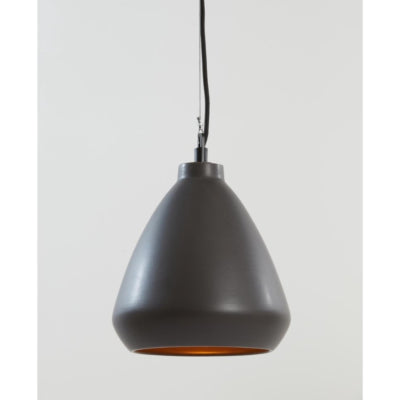 Lampe suspendue Light Living desi noir mat 25 cm | 2 pièces