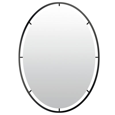 Miroir mural Len-fra salem noir 80 cm | 2 pièces