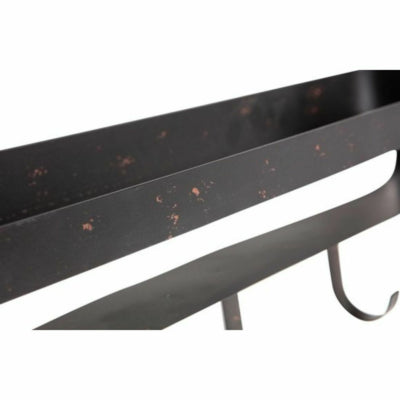 Woood étagère murale akké noir 56 cm | 4 pièces