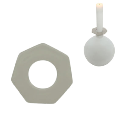 Stjernsund anneau de bougie loua gris brillant 5,5cm | 48 pièces