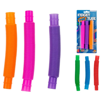 Out of the blue fidget pop tube 13 cm 2 assortiment de 3 | 24 pièces