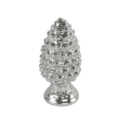 Countryfield statue pomme de pin celine m couleur argent 13 cm | 8 pièces