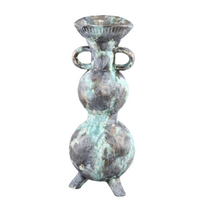 Ptmd vase ayaz turquoise 35 cm | 6 pièces