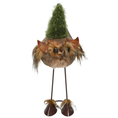 Figurine chouette Hedwige verte 35 cm | 8 pièces