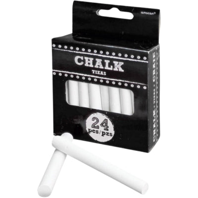 Amscan craie pour tableau noir blanc 7,5 cm 24 pièces | 24 pièces