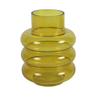 Countryfield vase nikky s jaune moutarde 22 cm | 6 pièces