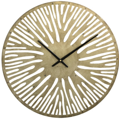 Ptmd horloge murale derandi couleur or 59 cm | 4 pièces